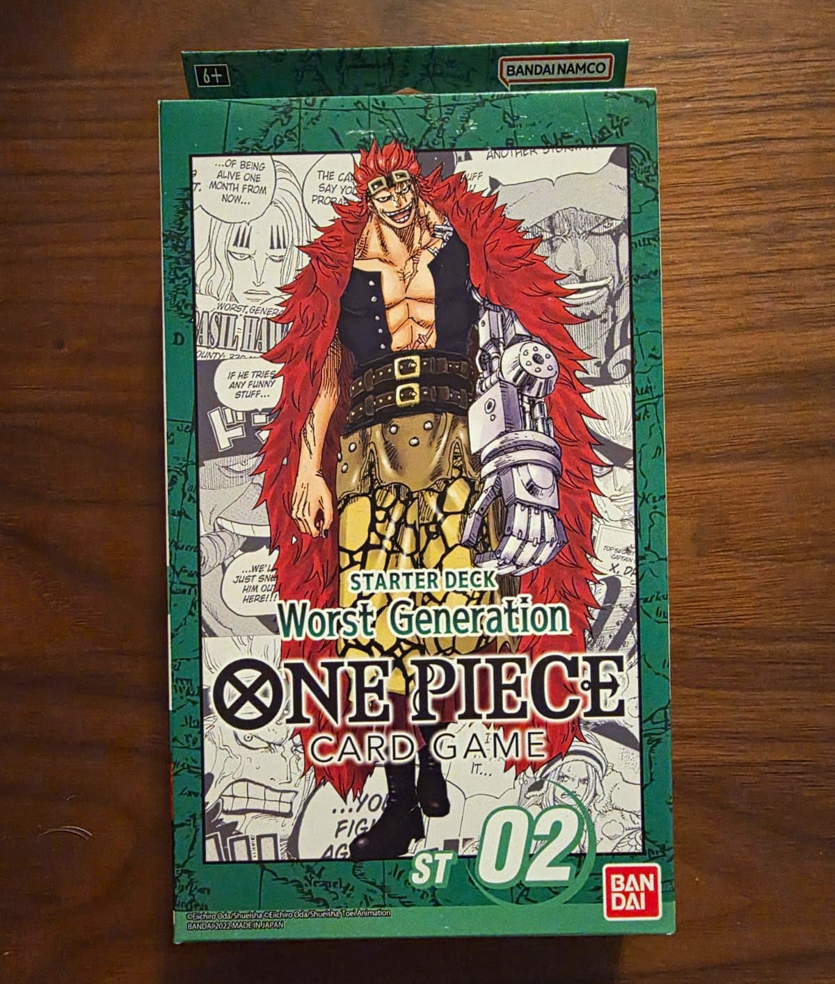 Bandai One Piece Card Game Worst Generation Starter Deck ST-02 Eng Pre Errata