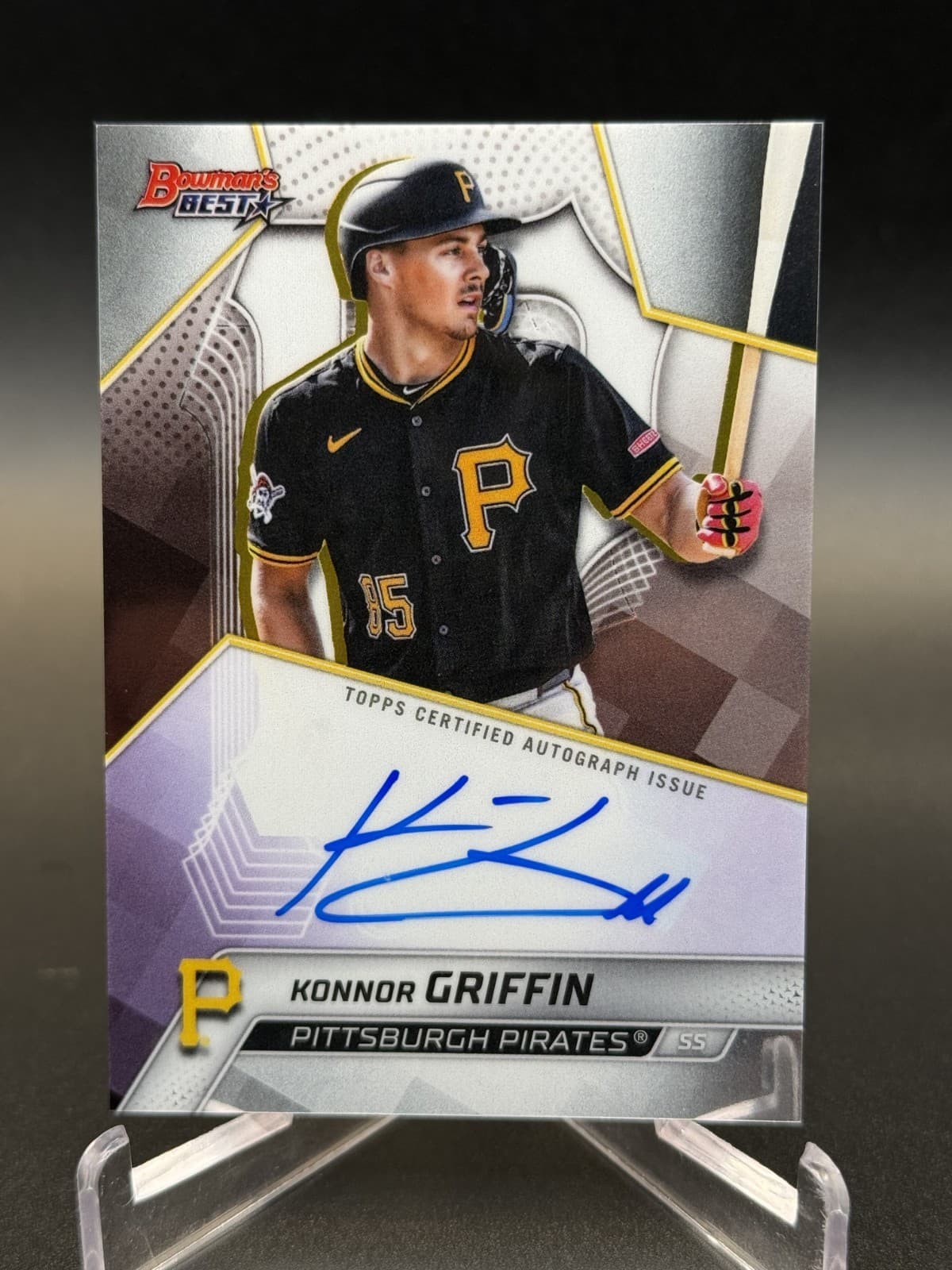 2025 Topps Bowman's Best Konnor Griffin Auto #B25-KG Pittsburg Pirates