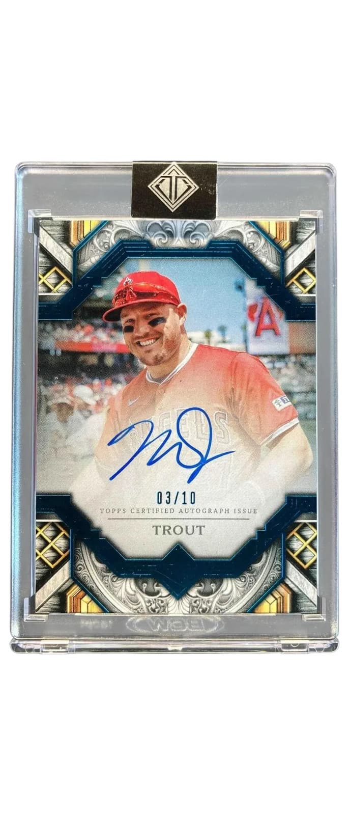 2025 Topps Transcendent Collection Mike Trout #TBC-MT 03/10