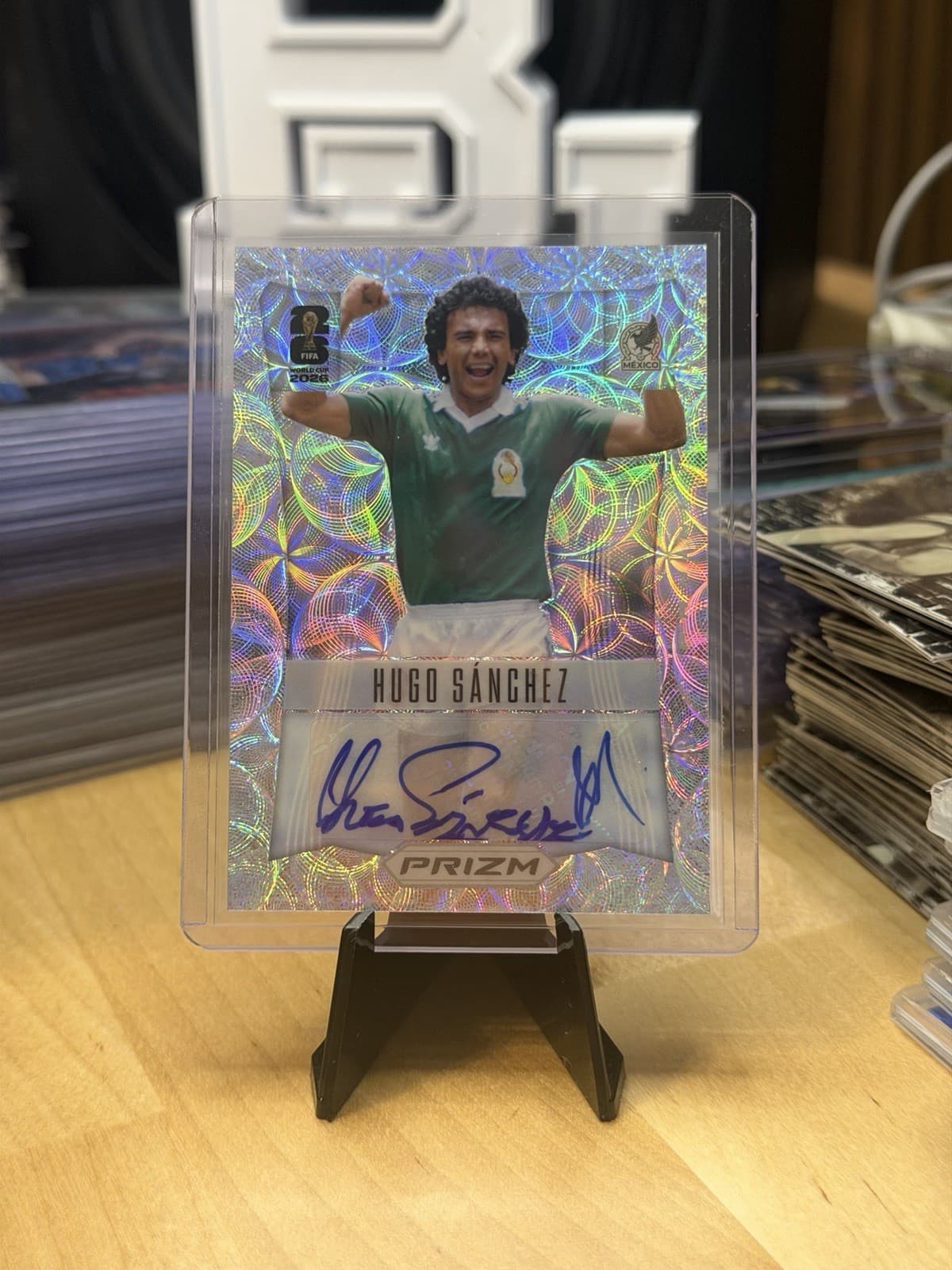 Hugo Sanchez 2026 Panini Prizm World Cup Choice 2012 Throwback Signatures Auto