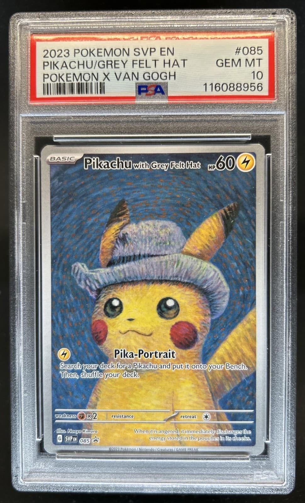 2023 Pokemon SV Black Star Promos Pikachu #085 PSA 10 GEM MINT