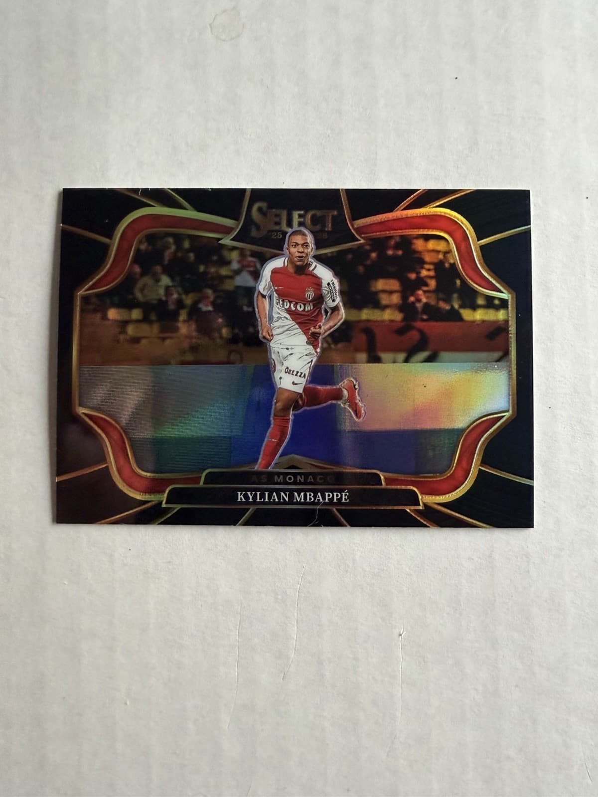 2025-26 Panini Select Ligue 1 Kylian Mbappe #231 Field Level Black Prizm 1/1