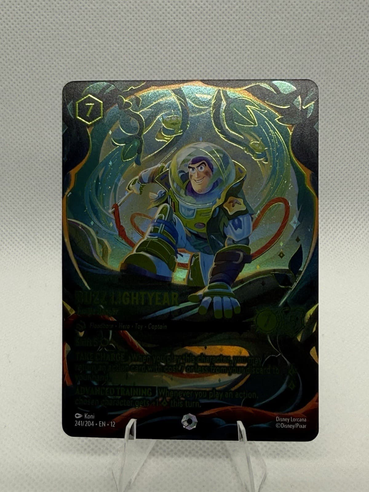 Disney Lorcana Buzz Lightyear - Jungle Ranger Foil 241/204 English Iconic