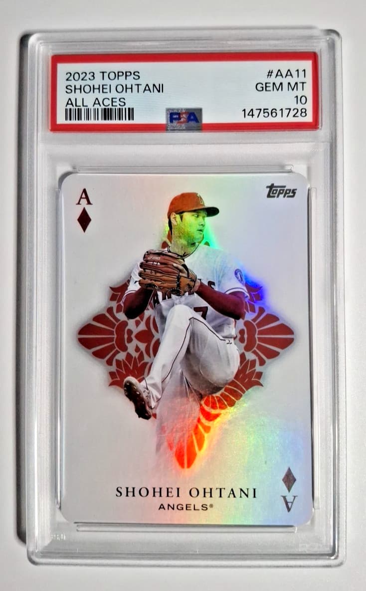 Shohei Ohtani - 2023 Topps #AA11 All Aces Los Angeles Angels PSA 10