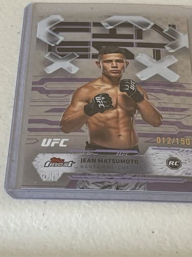 Topps Finest UFC 2025 Jean Matsumoto #44 MMA Rookie Serial /150