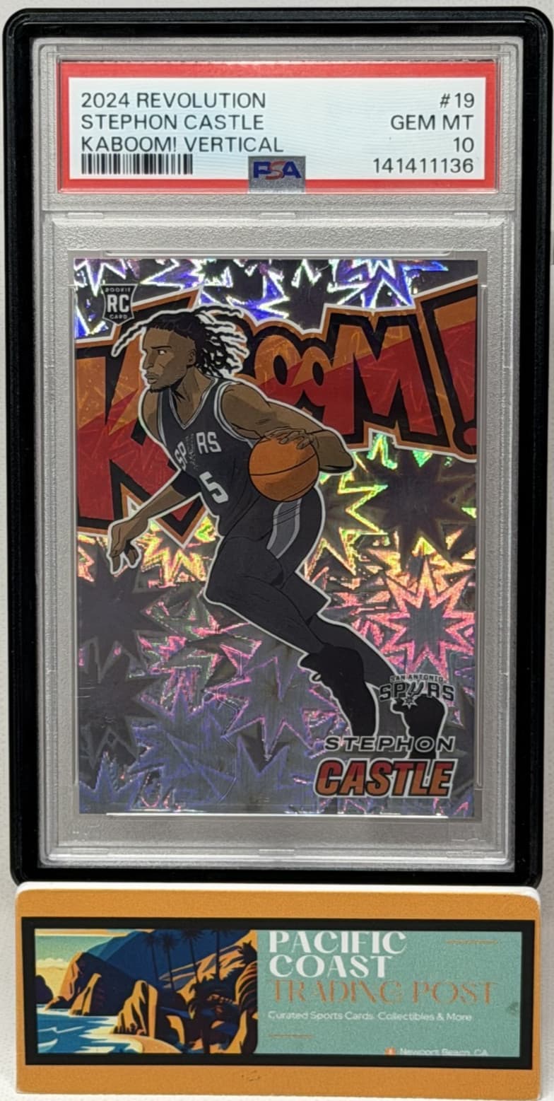 2024 Panini Revolution - STEPHON CASTLE #19- Kaboom! Vertical (Rookie) - PSA 10