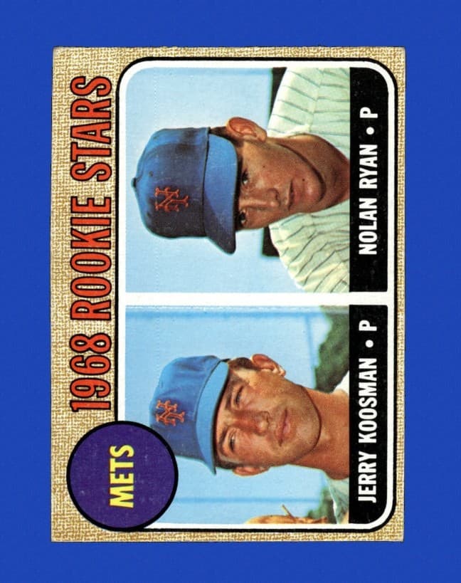 1968 Topps Set-Break #177 Nolan Ryan RC EX-EXMINT (miscut) (minimum size)