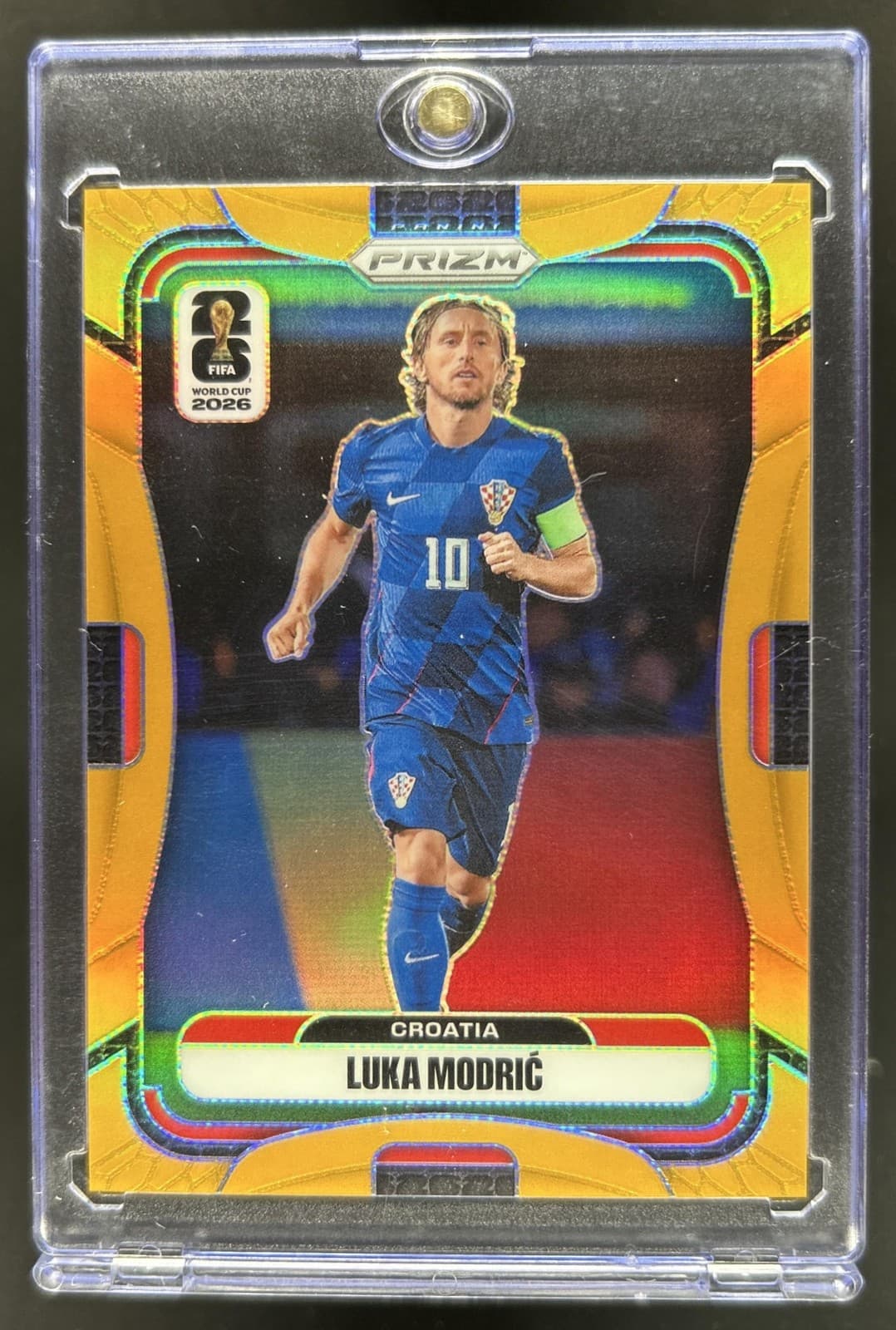 2026 Panini Prizm World Cup Luka Modric Gold #/10 Croatia