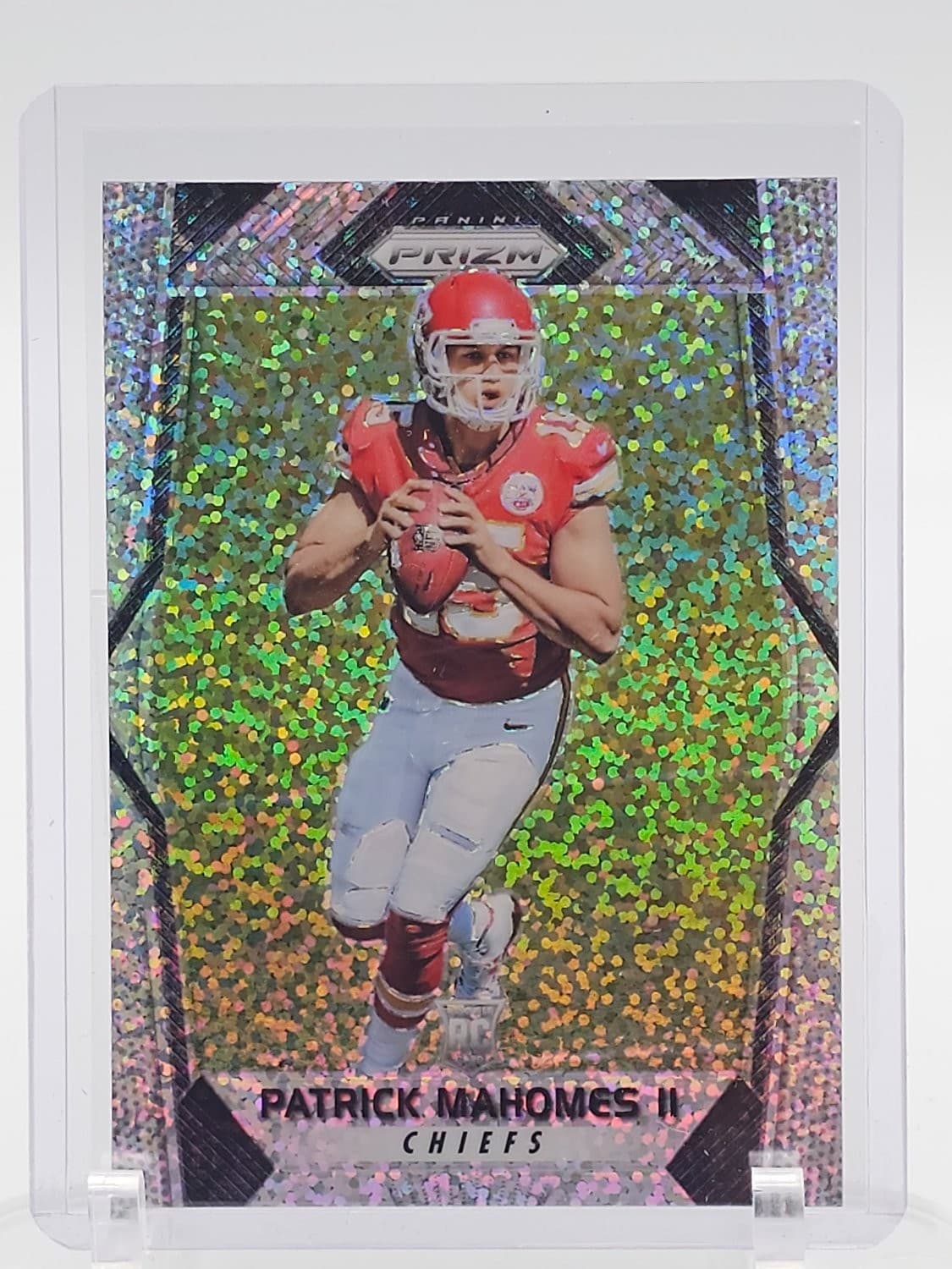 Patrick Mahomes Ii 2017 Panini Prizm White Sparkle Rookie Rc #269 Chiefs Q8185