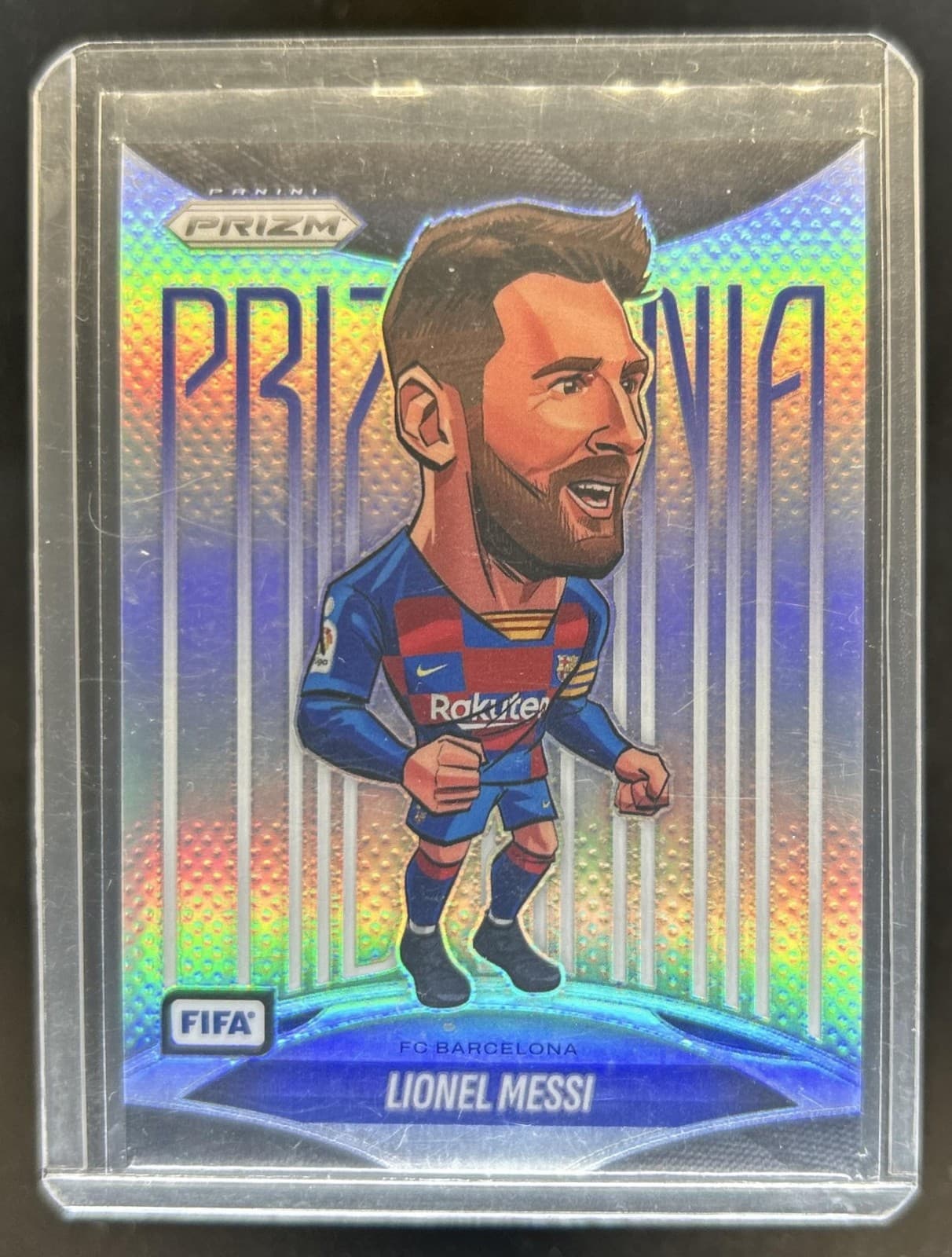 2025-26 Panini Prizm FIFA Lionel Messi Prizmania SSP #19 Barcelona