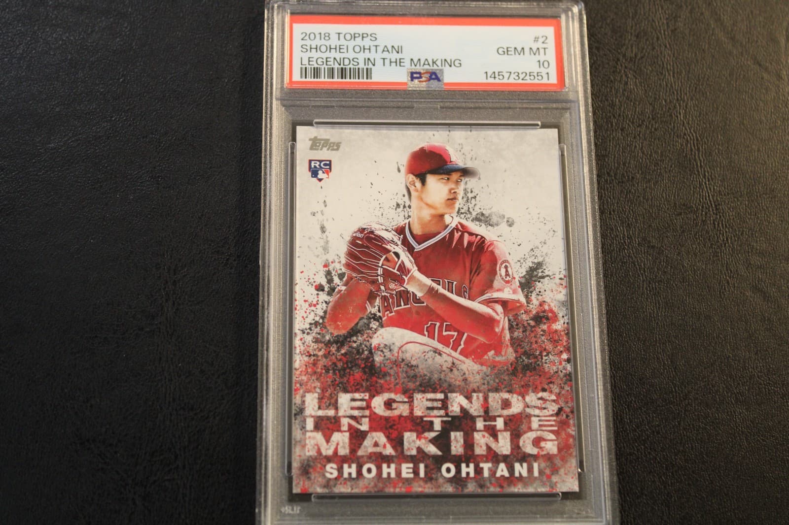 2018 Topps - Rookie - Legends in the Making - Shohei Ohtani - PSA GEM MINT 10