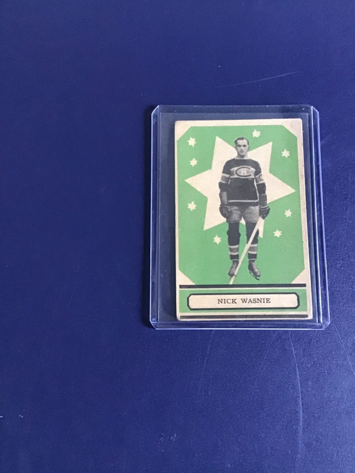 1933/34 O-Pee-Chee Opc V304 Series a - Nhl Hockey Rookie Card Rc #47 Nick Wasnie