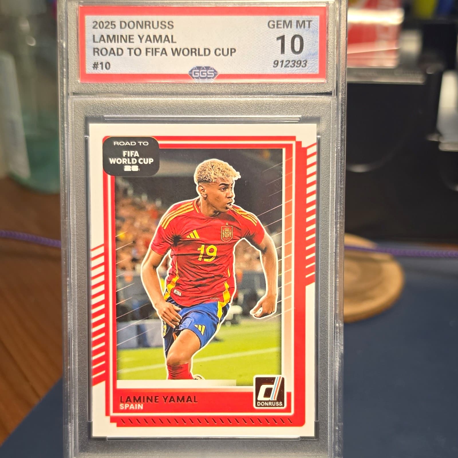 Panini 2025-26 Donruss Road to FIFA World Cup Lamine Yamal #10 GGS Graded