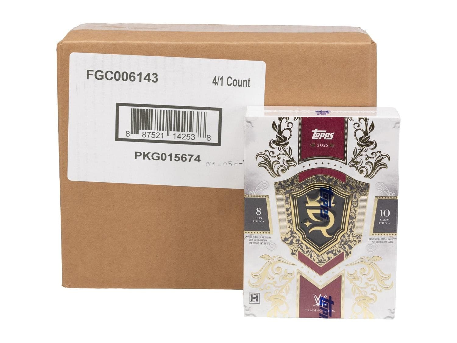 2025 TOPPS ROYALTY WWE WRESTLING HOBBY 4-BOX CASE