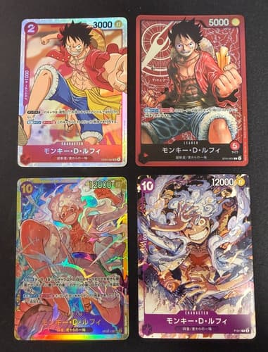 One Piece Card Game TCG ST01-001 L OP05-119 SEC Monkey D Luffy Bandai Japan