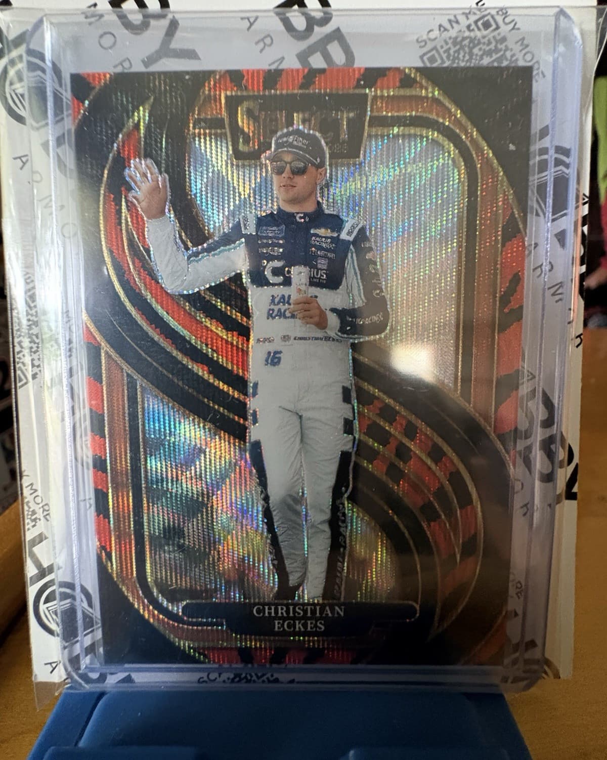 2025 Panini Select Racing Trackside Tiger Prizm Christian Eckes #231 NASCAR