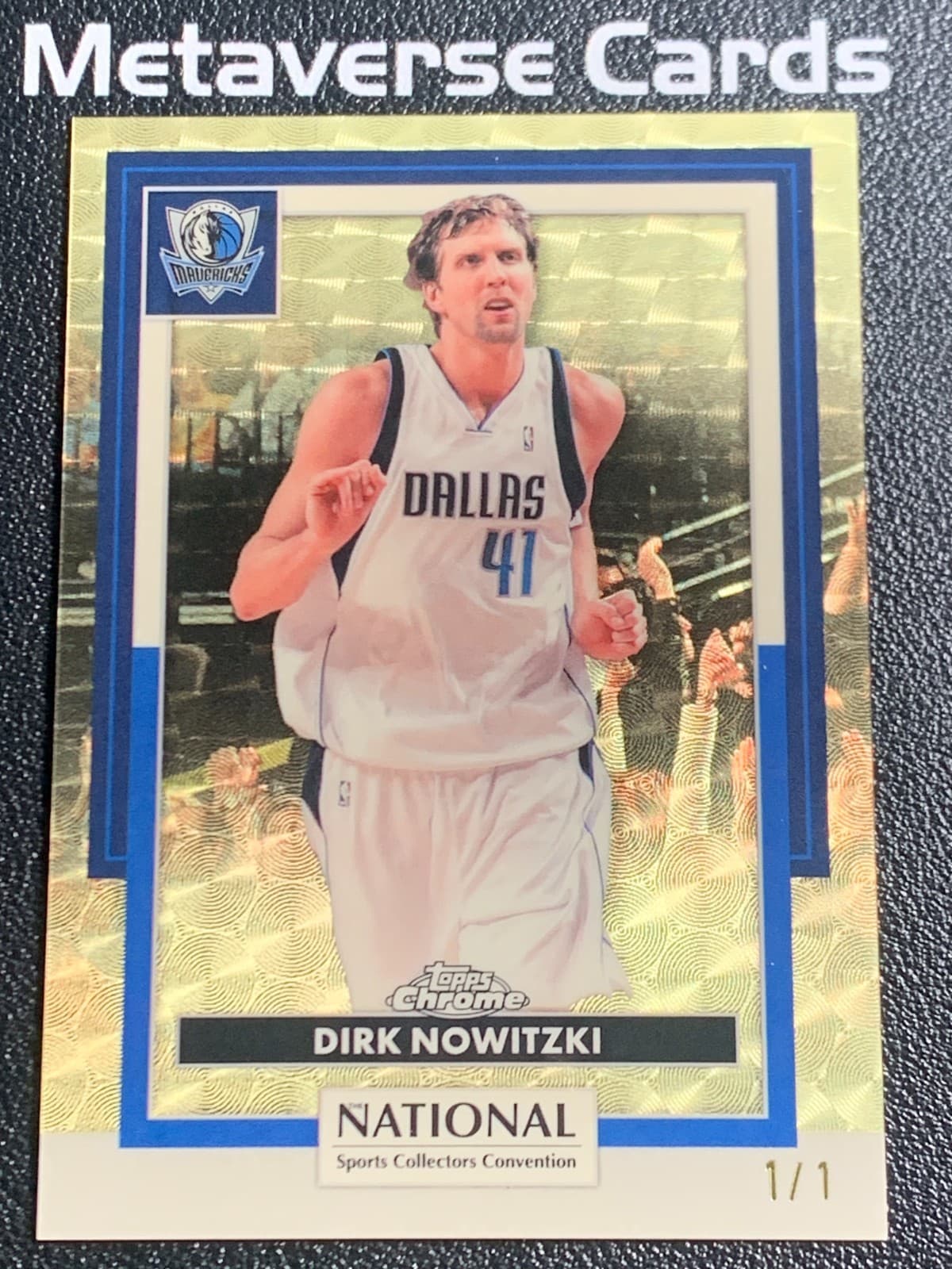 2026 Topps Chrome National NSCC Dirk Nowitzki Superfractor 1/1 One of One SSP