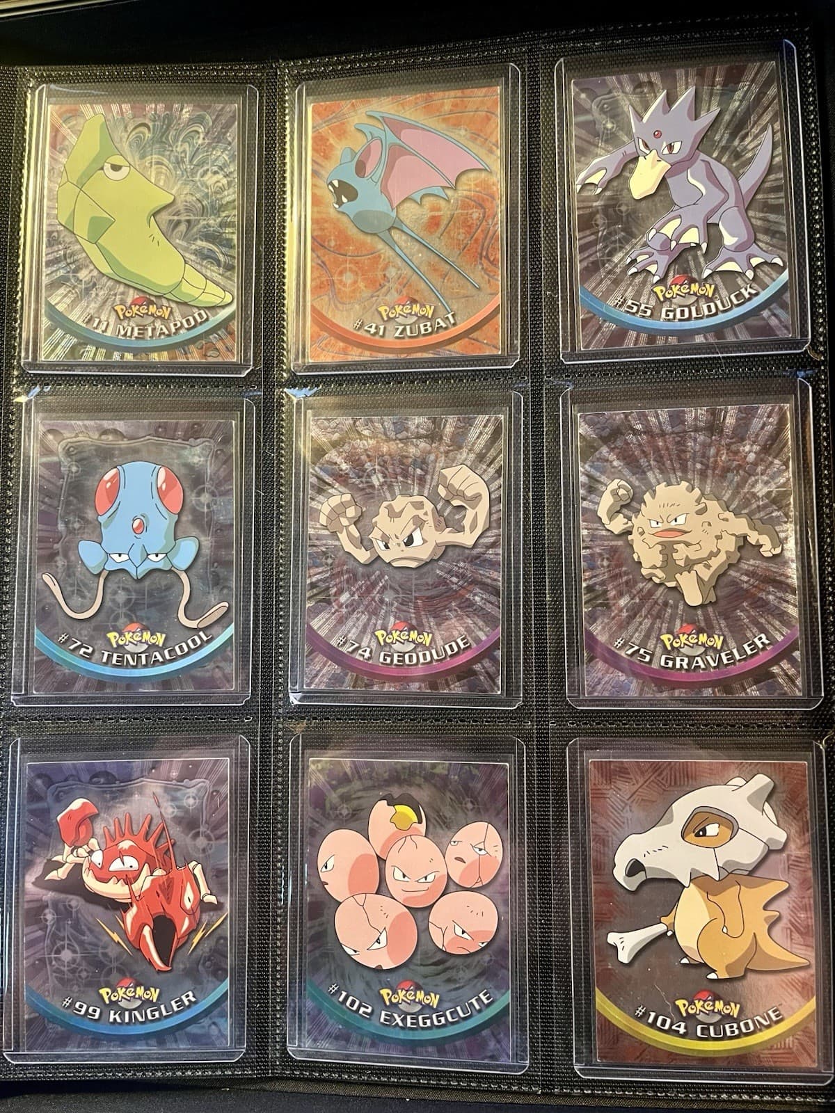 2000 Pokemon Topps Standard Foil TV Animation Series 1 Vintage Card lot of 9