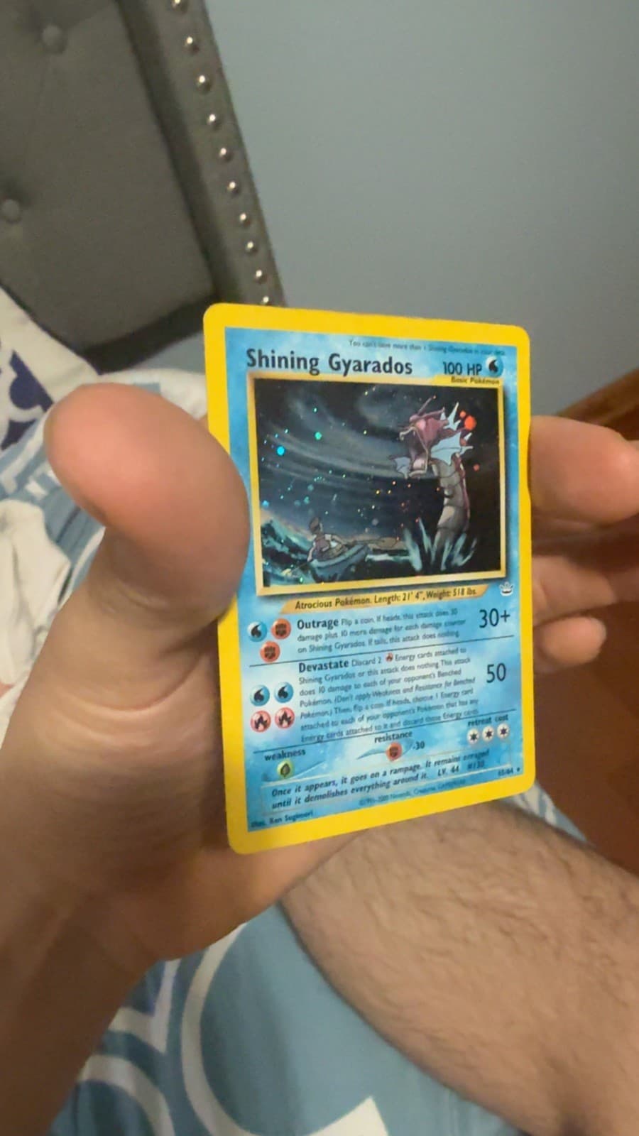 2001 Pokemon Neo Revelation Shining Gyarados #65/64