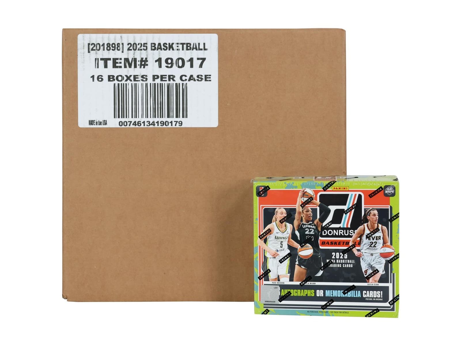 2025 PANINI DONRUSS WNBA BASKETBALL HOBBY 16-BOX CASE