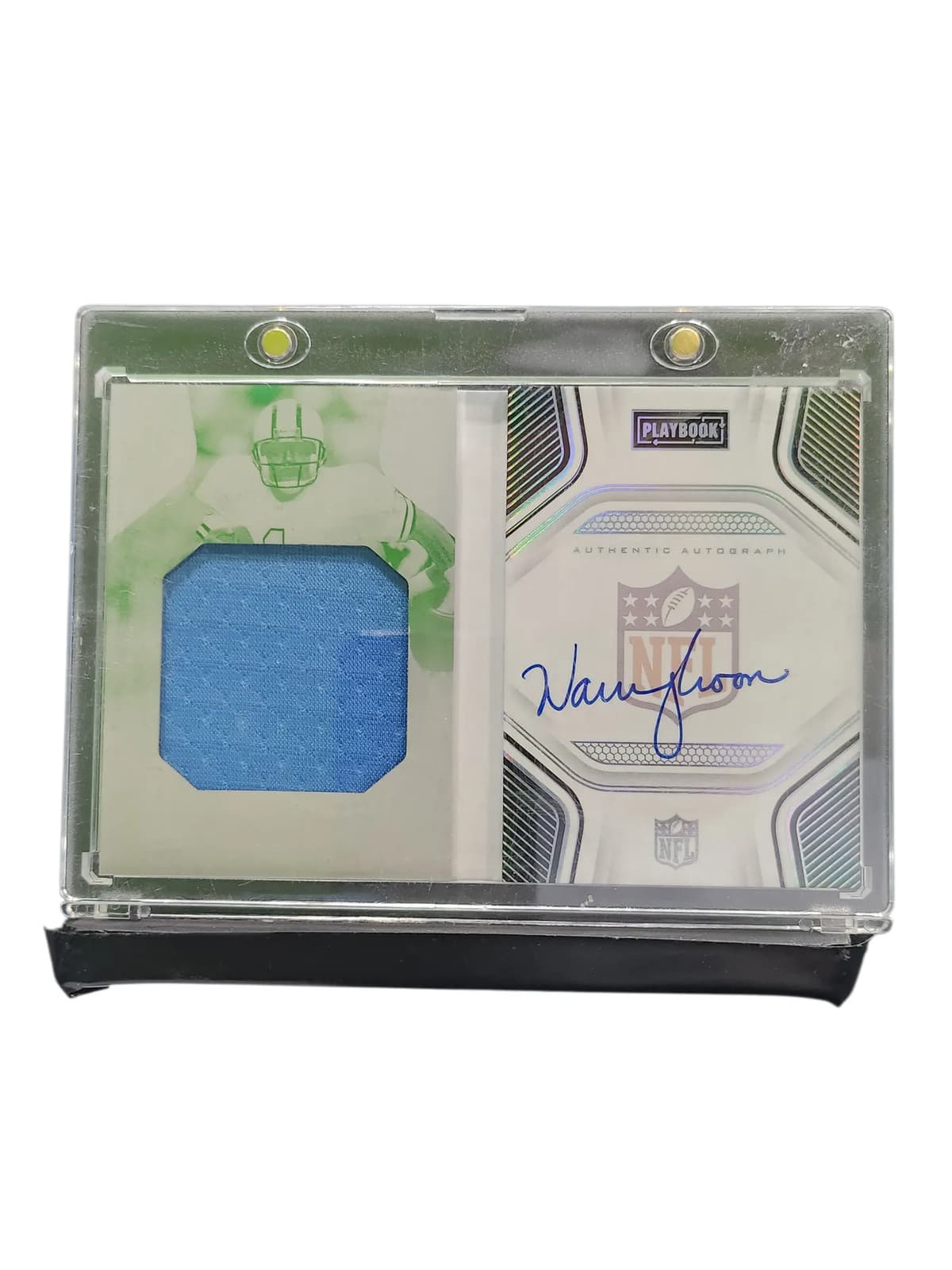 2023 Panini Playbook Warren Moon #PJA-WM 1/1 Printing Plate Auth Memorabilia