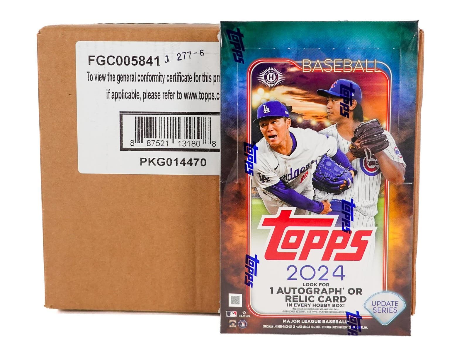 2024 TOPPS UPDATE SERIES BASEBALL HOBBY 12-BOX CASE