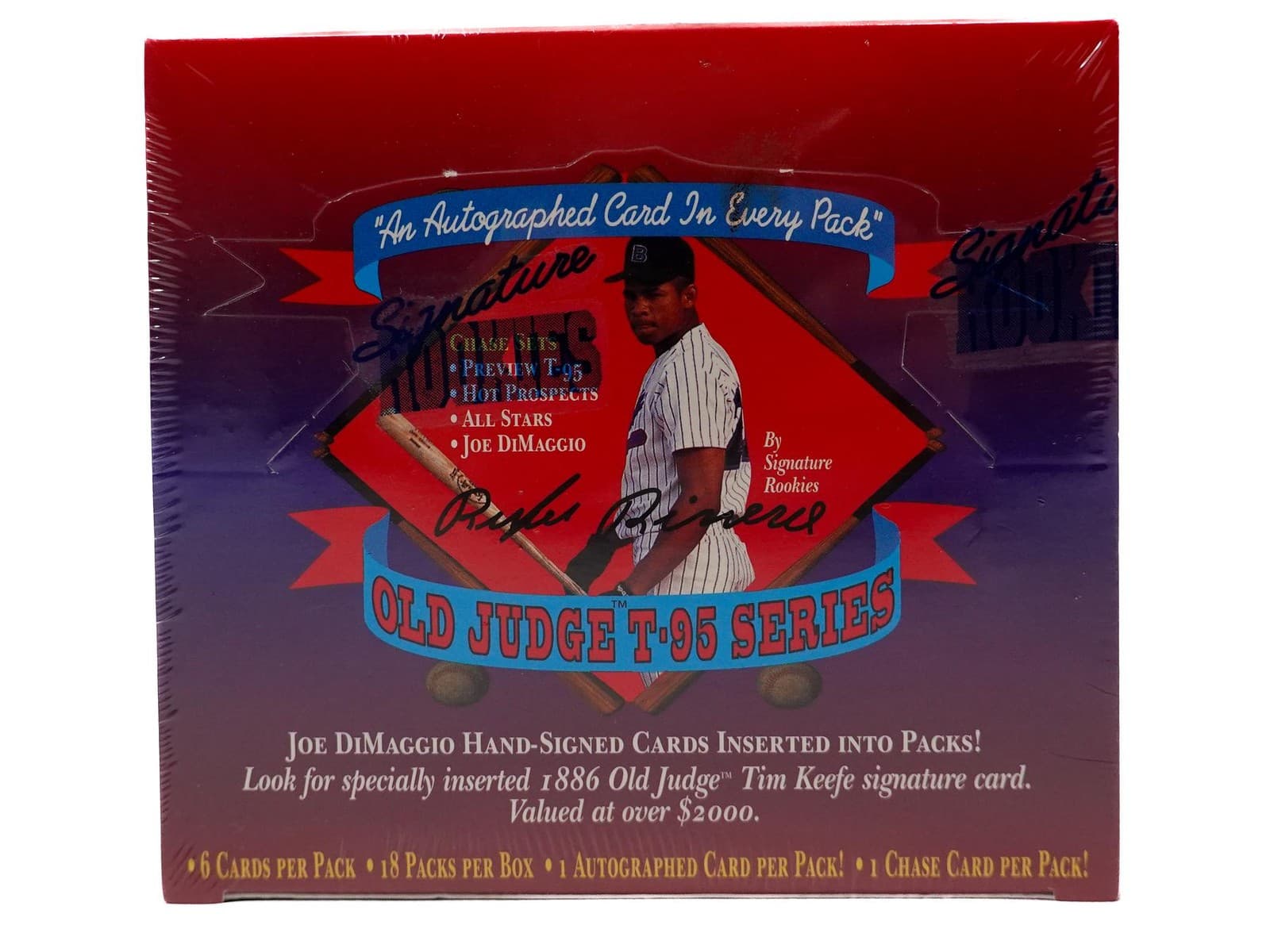 1995 Signature Rookies Old Judge Baseball Hobby Box