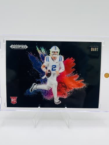 2025 Panini Prizm Draft Picks - Black Color Blast Jaxson Dart #14 (RC)