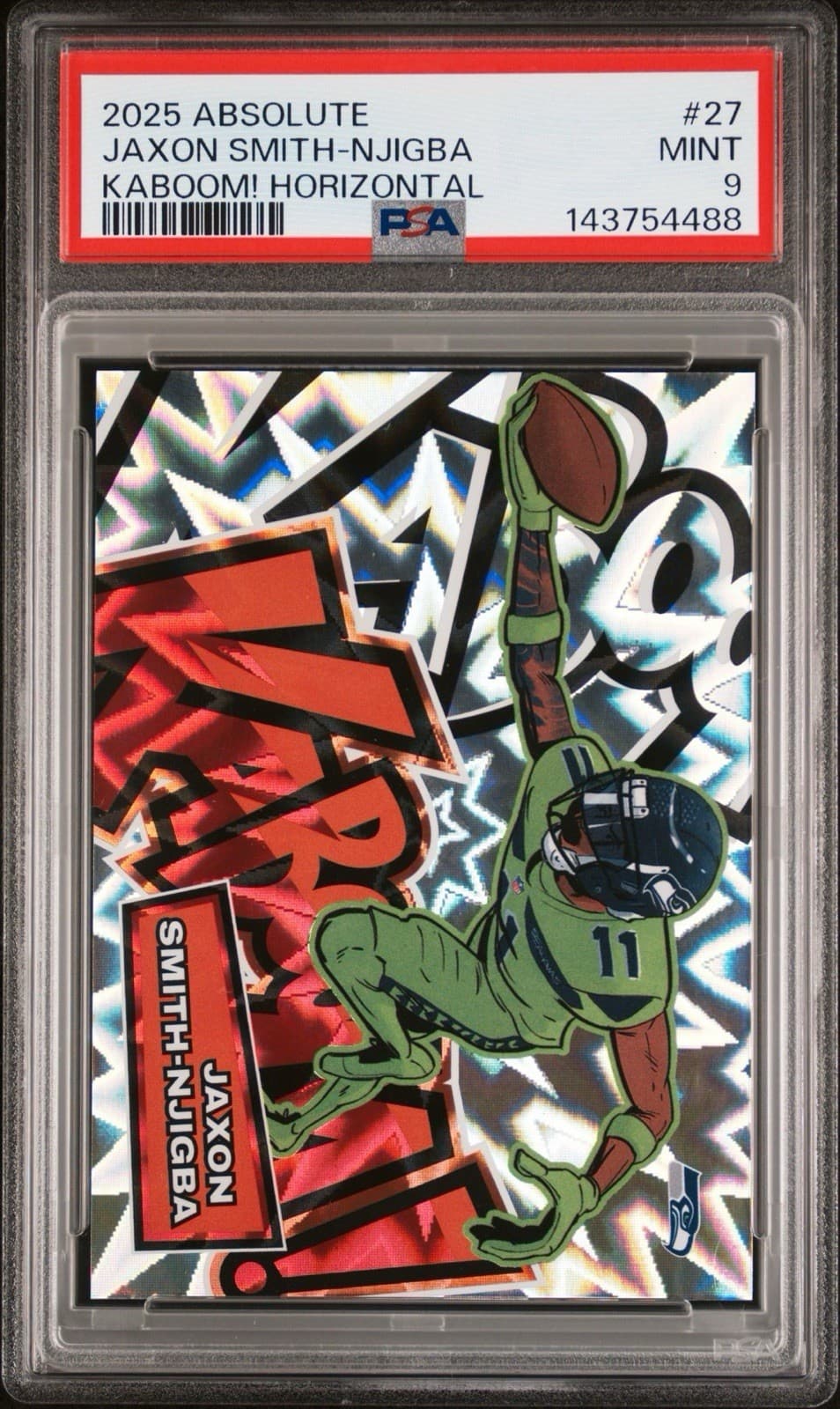 2025 Panini Absolute - Kaboom! Horizontal Jaxon Smith-Njigba #27