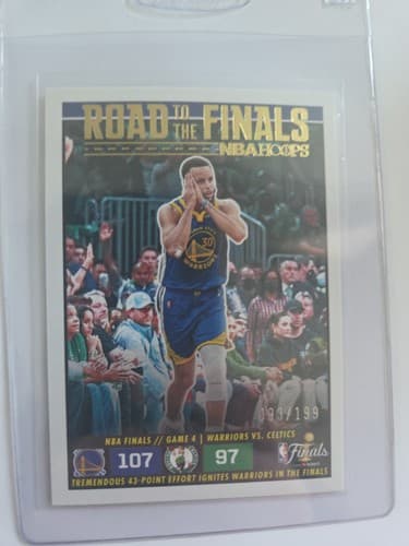 2022 Panini Hoops Steph Curry Night Night Road To The Finals 93/199