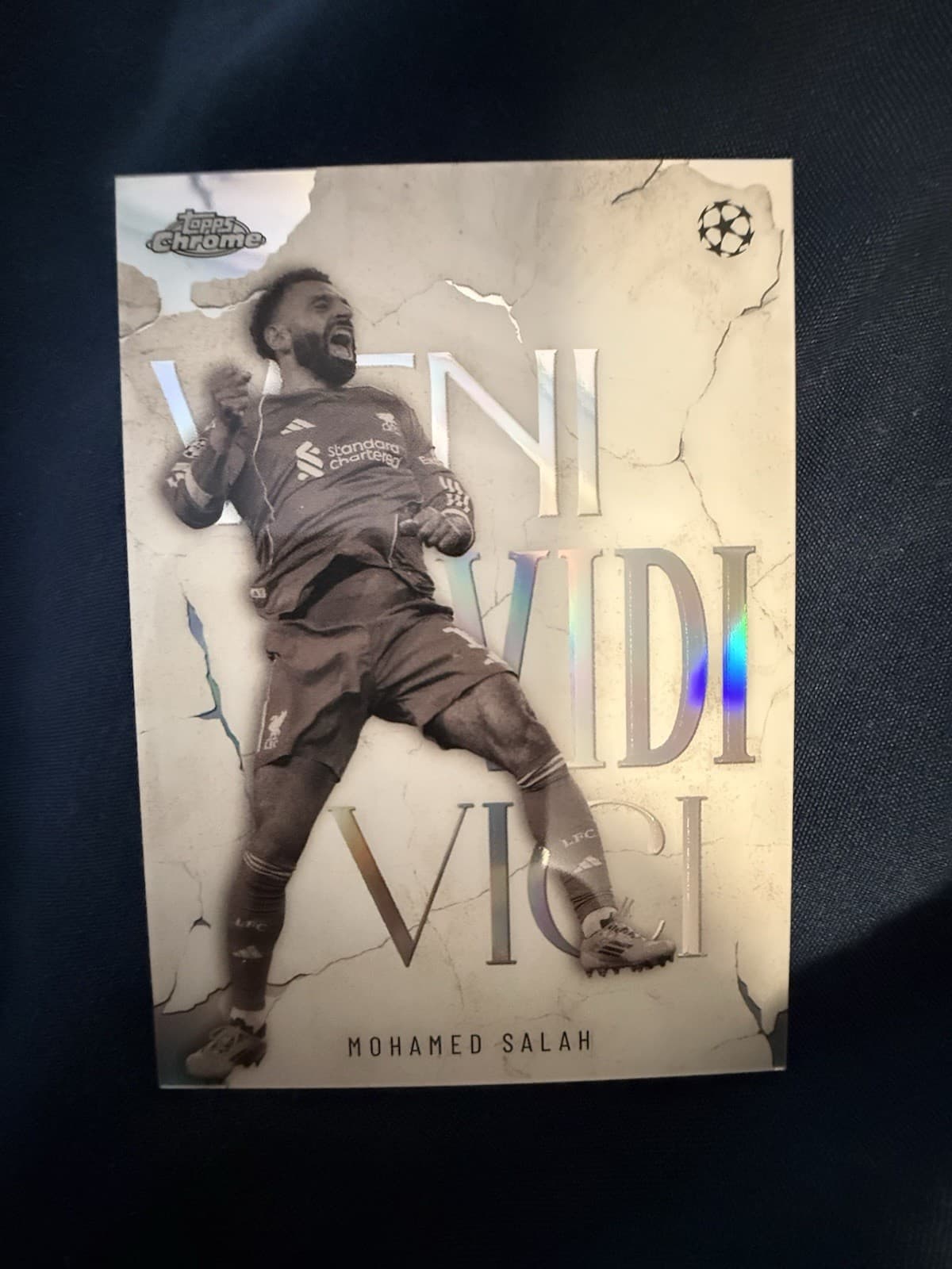 Topps Chrome Mohamed Salah Liverpool FC- CASE HIT-Veni Vidi Vici Insert 