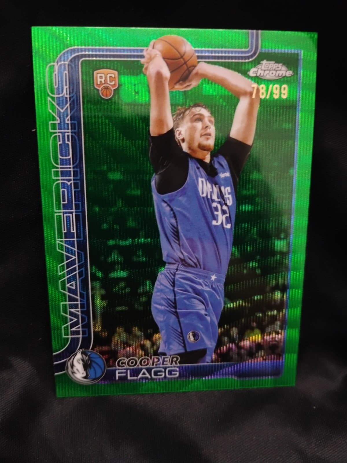 2025-26 Topps Chrome - Cooper Flagg #251 Green Wave Refractor /99 (RC) 🔥🔥