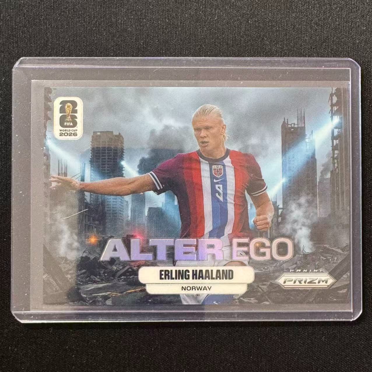 🔐an 2026 Panini Prizm Fifa World Cup Alter Geo Erling Haaland #4 Ssp