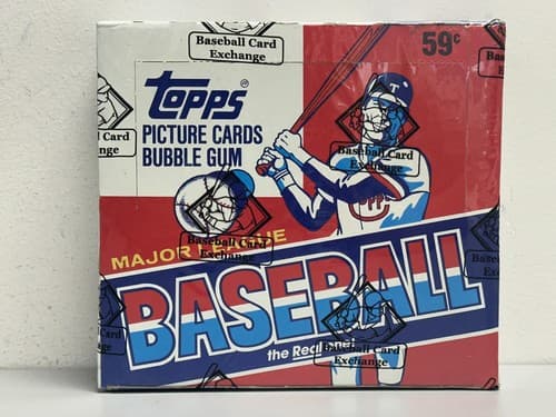 1985 Topps MLB Baseball BBCE Wrapped Unopened Cello Box FASC