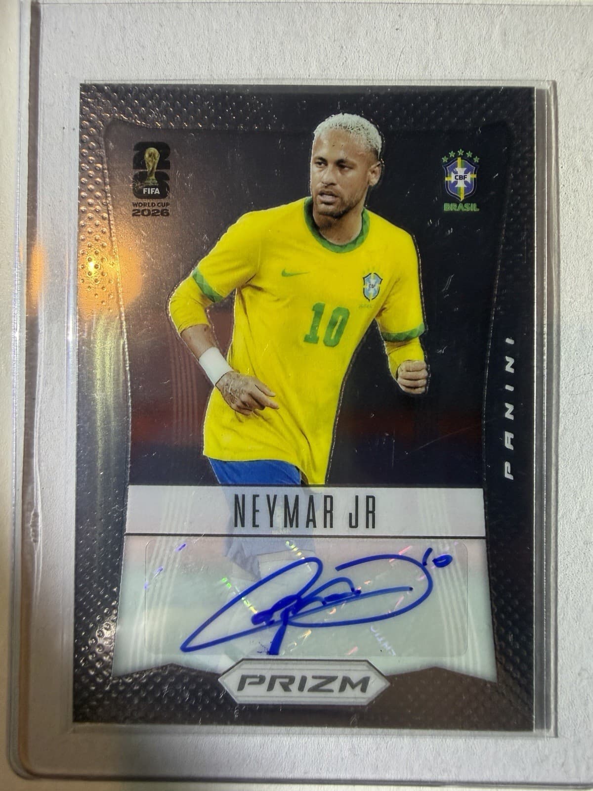 2026 Panini Prizm FIFA World Cup Neymar Jr Auto Autograph Brazil #12-NJR