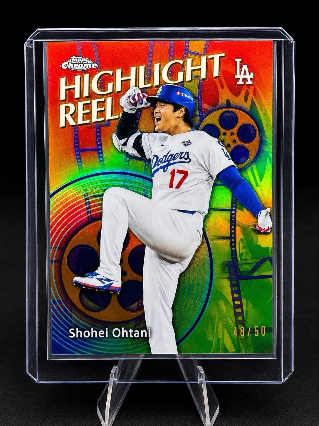 Topps 2026 Chrome Highlight Reel Shohei Ohtani HR-1 Los Angeles Dodgers /50‼️🔥