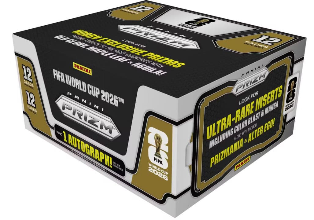 2026 Panini Prizm FIFA World Cup Soccer Factory Sealed Hobby Box