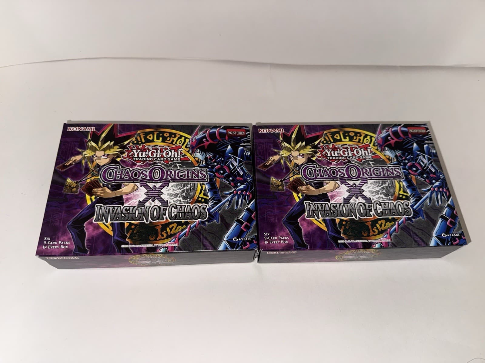 2 Yu-Gi-Oh! Chaos Origins Invasion of Chaos Box Walmart Exclusive 6 Booster Pack