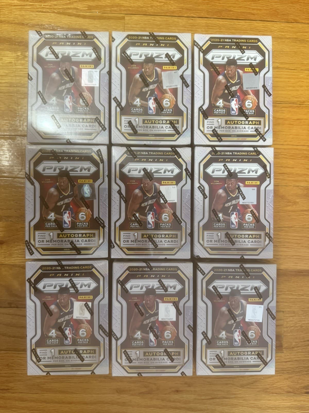 2020-21 panini prizm basketball blaster box 9x LOT SEALED BRAND NEW