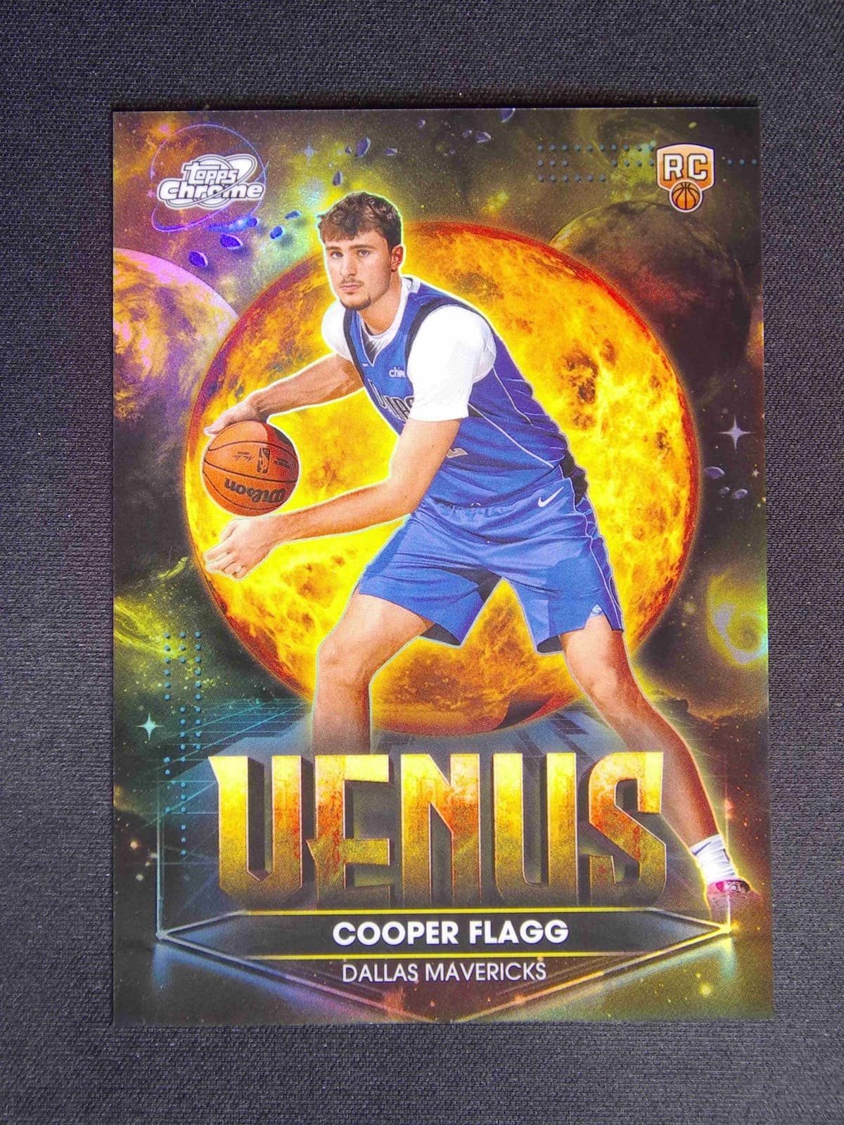 2025-26 Topps Cosmic Chrome Cooper Flagg RC Rookie Planetary Pursuit Venus SSP