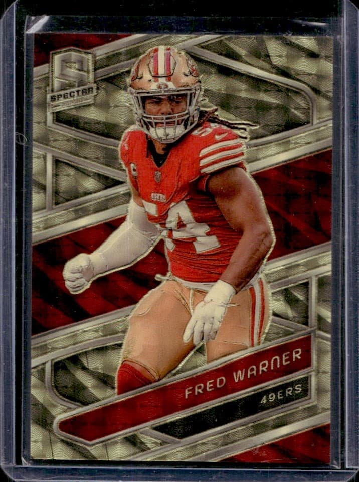 2024 Panini Spectra Fred Warner Gold Vinyl #1/1 49ers