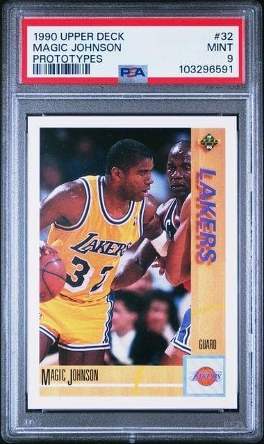 1990 Upper Deck Magic Johnson Prototypes #32 PSA 9