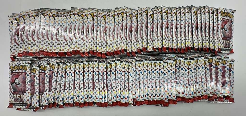 Lot of (91) Pokemon TCG 151 MEW EN Booster Packs SEALED/NEW SV3.5