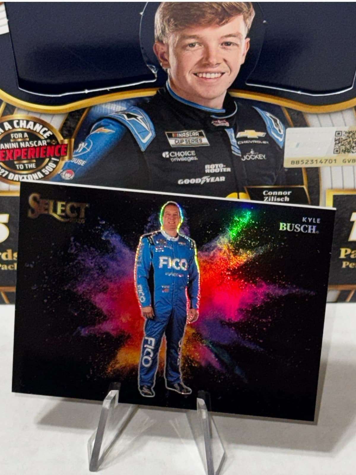 Kyle Busch 2026 Panini Select Racing NASCAR BLACK COLOR BLAST CASE HIT SSP