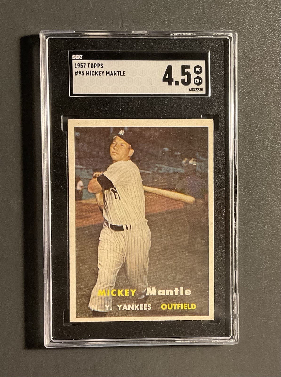 1957 Topps - Mickey Mantle #95 SGC 4.5