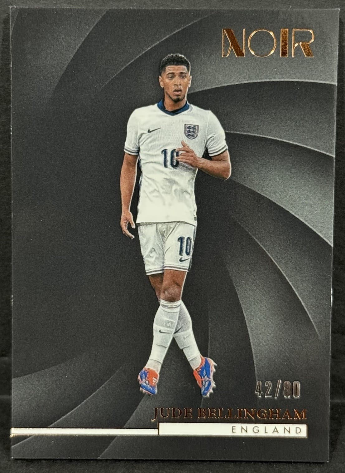 2024-25 Panini Noir FIFA Soccer England Jude Bellingham Bronze /80