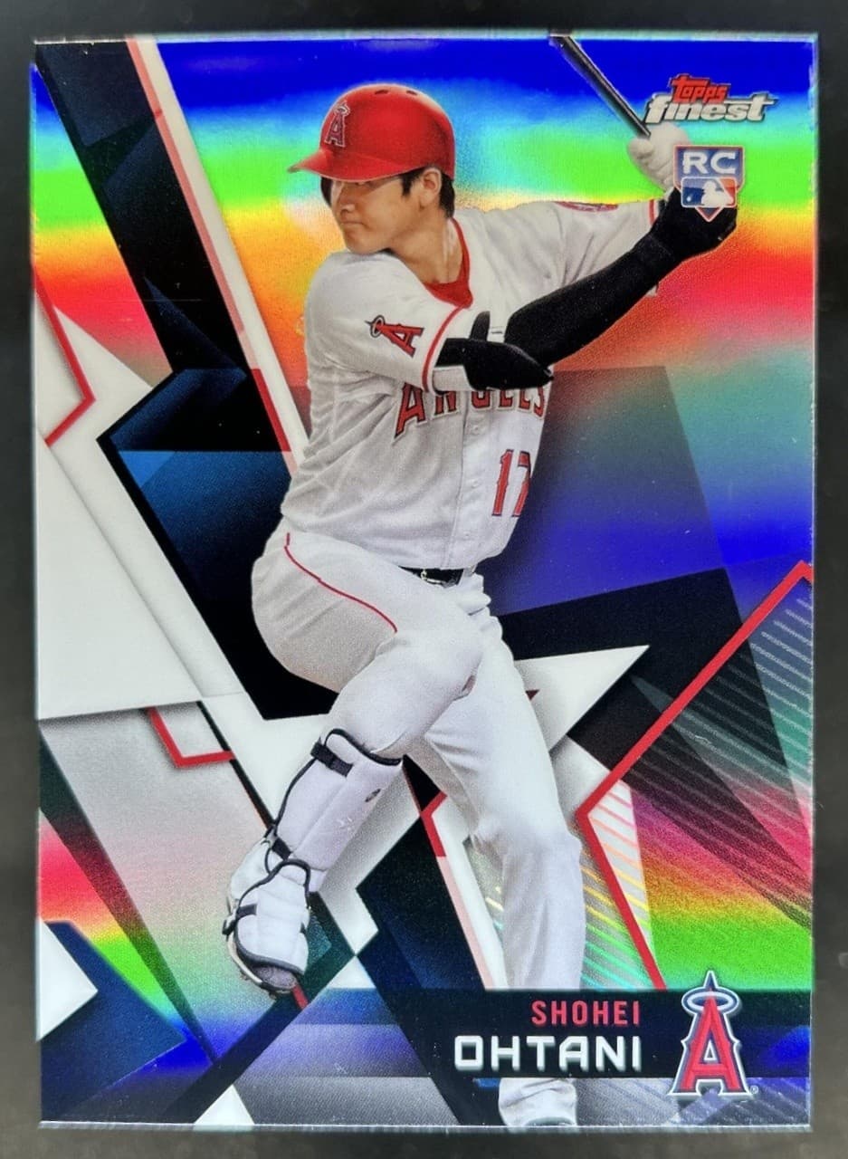 2018 Topps Finest Shohei Ohtani RC Refractor Rookie #100 Angels
