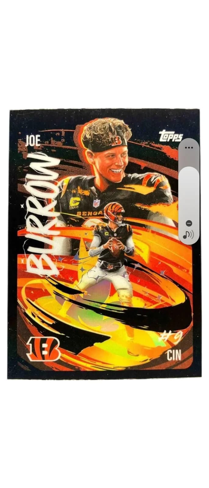 2025 Topps Chrome UV Already Joe Burrow #UV-17