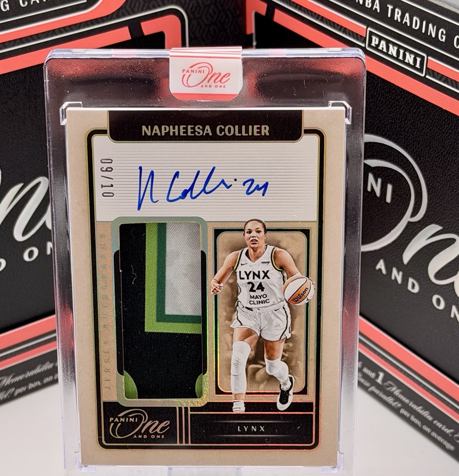 2025 Panini One and One Napheesa Collier Patch Auto /10