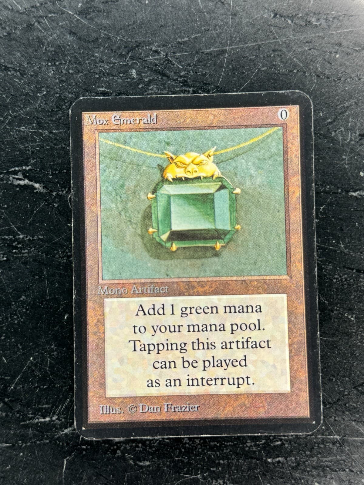 1993 Magic the Gathering MtG - Limited Edition: Alpha - Rare P9 MP - Mox Emerald